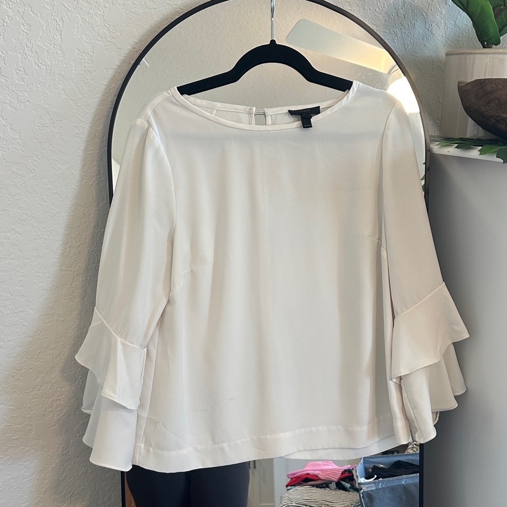 Elegant White Women's Top